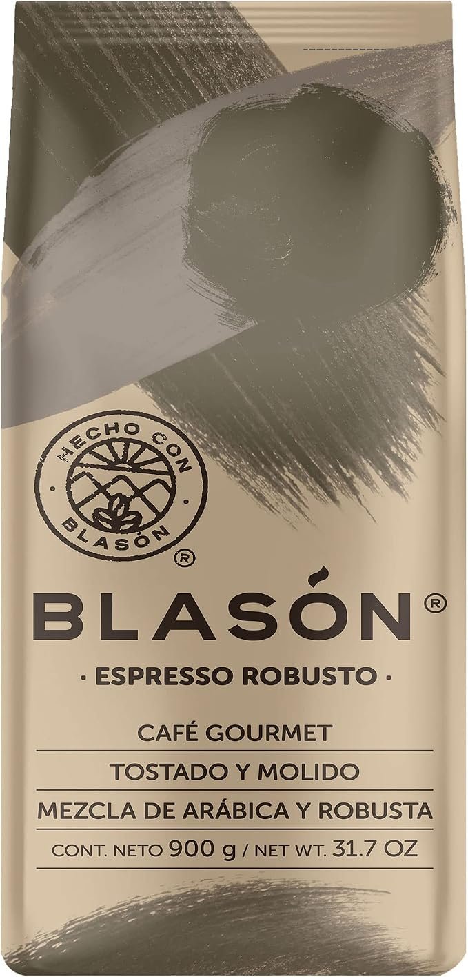 Blasón Café Gourmet Tostado y Molido Espresso Robusto 900 g