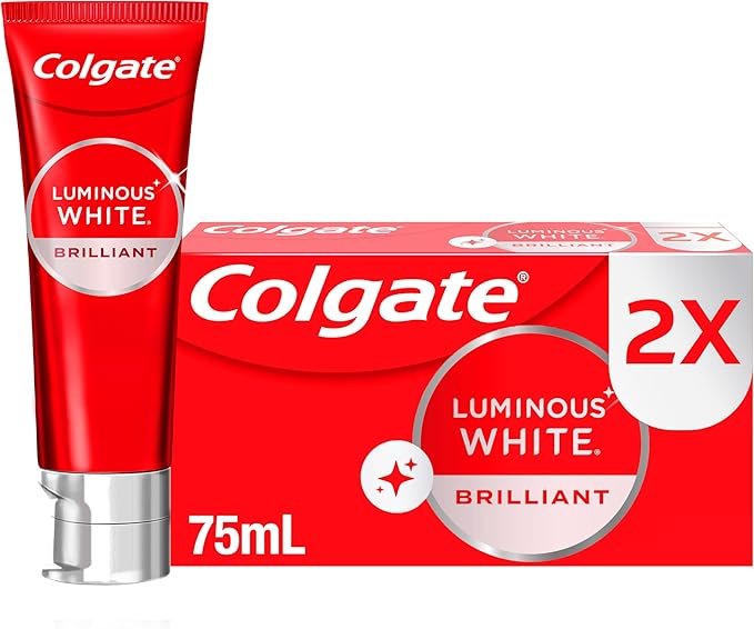 Colgate Pasta Dental Luminous White Brilliant 2x75 ml