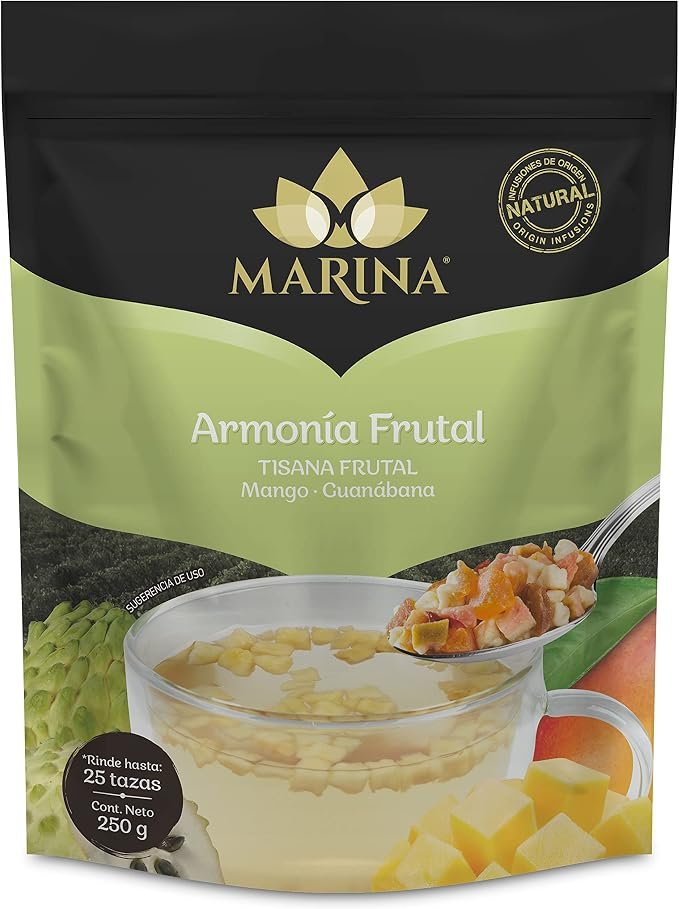 Marina Tisana de Frutas Mango Guanábana 250 g