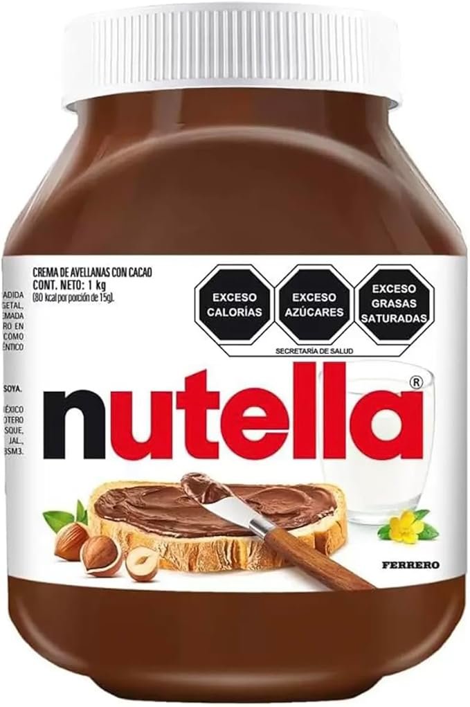 Nutella Chocolate de Avellana para Untar 1 Kg