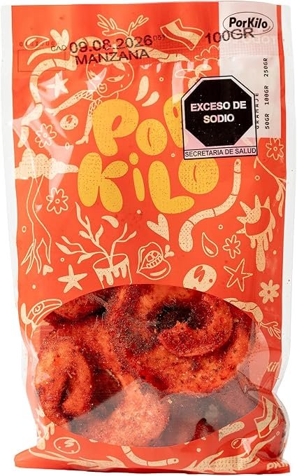 Manzana Deshidratada Enchilada 100G
