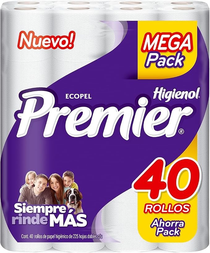 Premier Higienol 40 Rollos